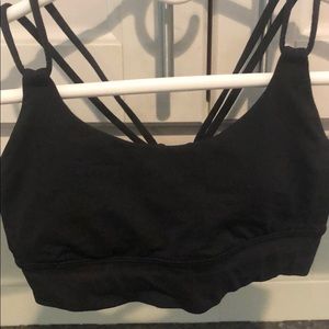 Lululemon black sports bra